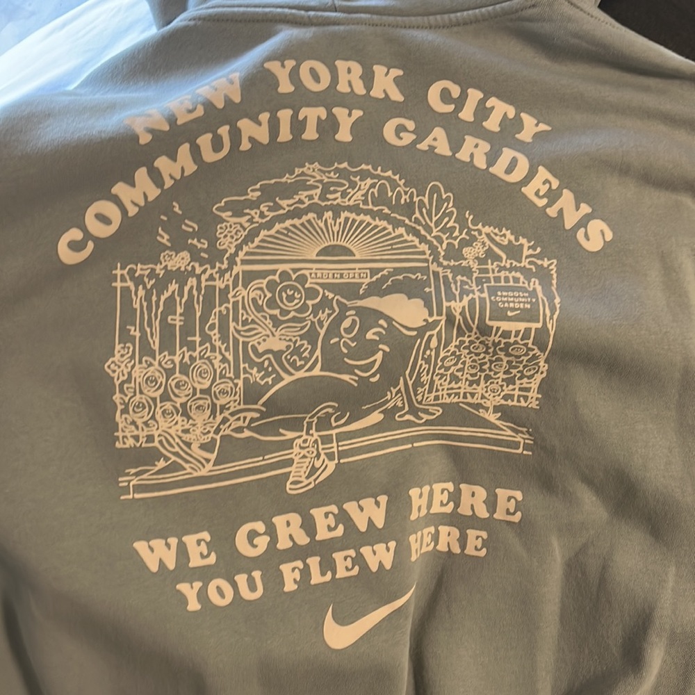 blue Nike vintage hoodie - Picture 3 of 3
